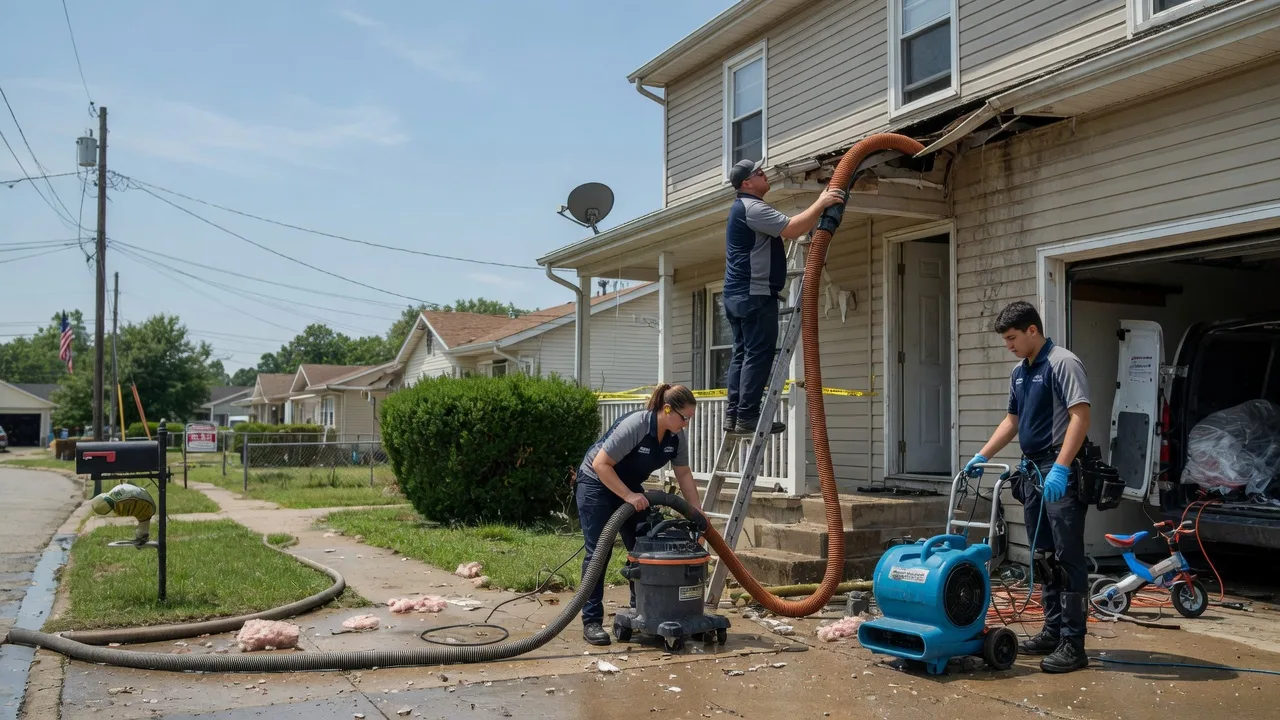 Water Damage Restoration in Hillsboro, IL near me